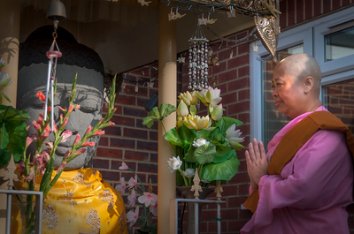 Nuns of Tisarana Vihara, August 2017